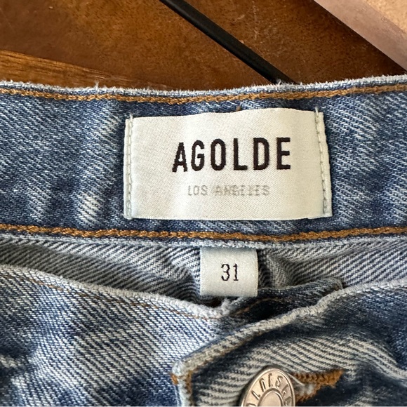 Agolde Parker Denim Cutoff‎ Women Shorts Ladies size 31 Organic cotton - Picture 7 of 9